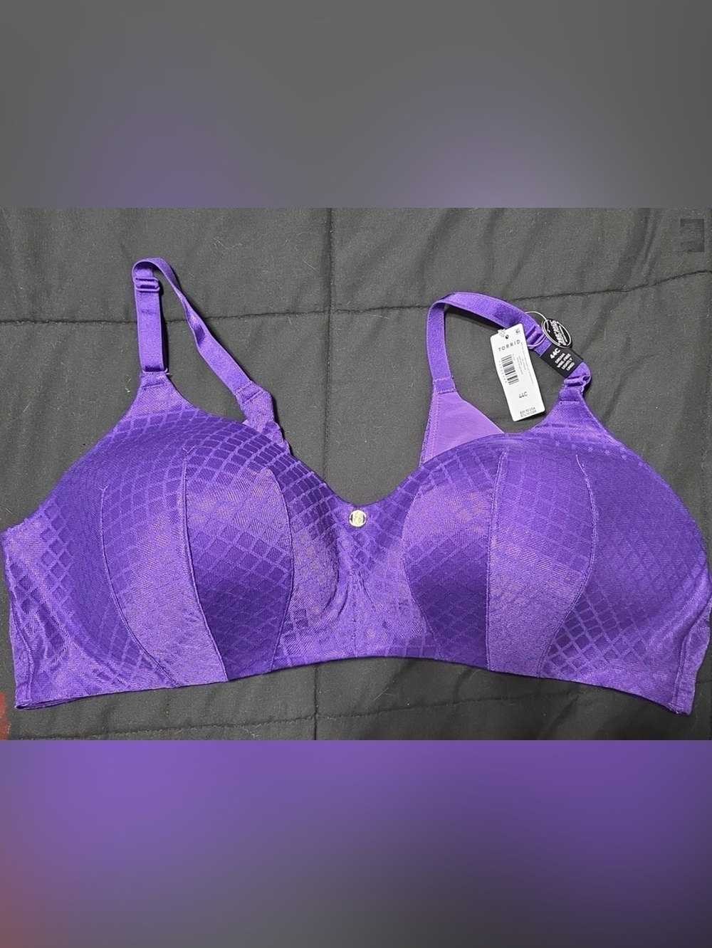 Torrid Purple Full Coverage Underwire Bra 44C